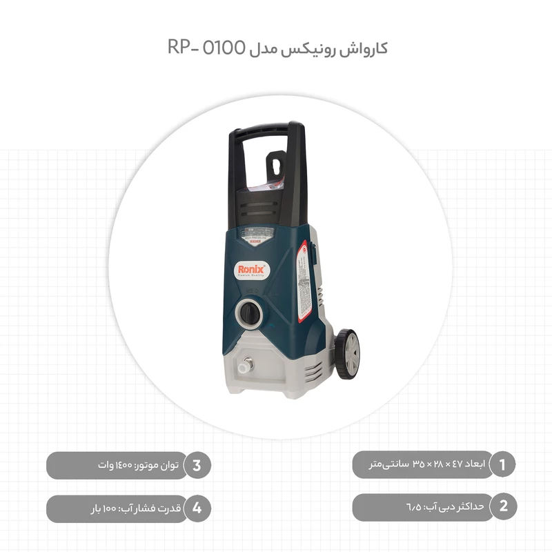 کارواش رونیکس مدل RP-0100 — تصویر ۵